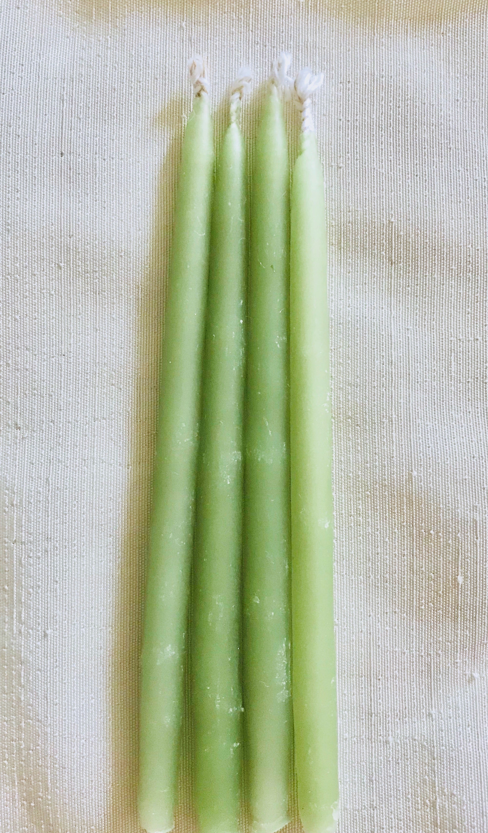 Beeswax Celebration Candles Mint Green