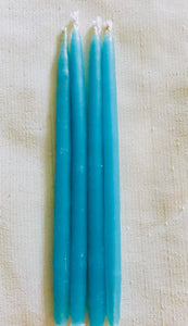 Beeswax Celebration Candles Turquoise