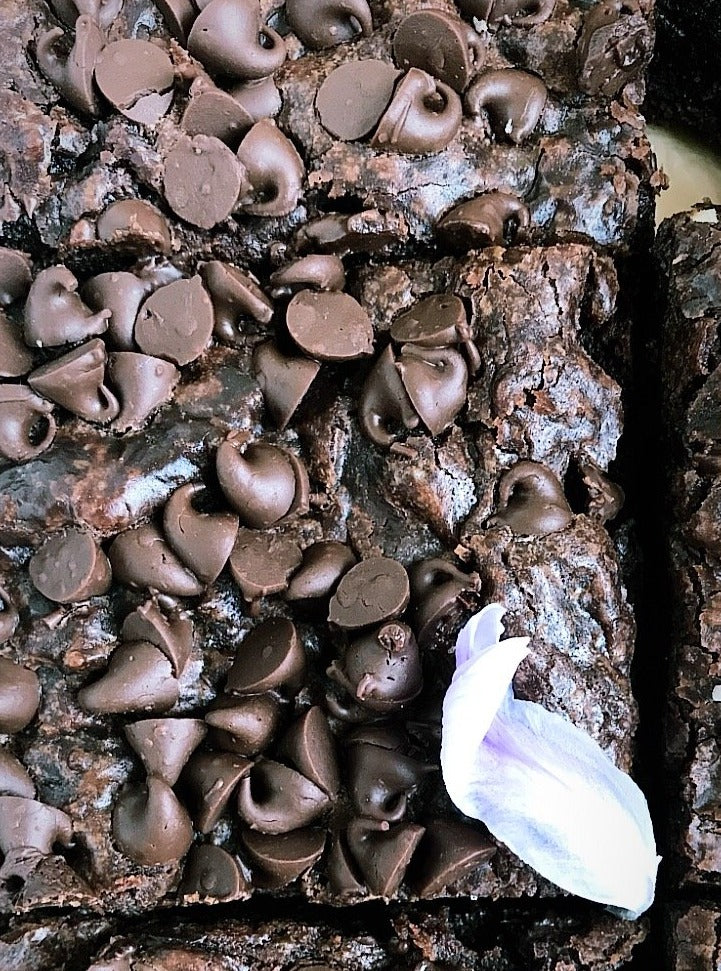 Chocolate Chunk Brownies Vegan