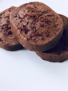 Chocolate Espresso Shortbread Cookies