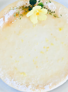 Vanilla Neufchatel Cream Cheesecake with Spiced Graham Butter Crust